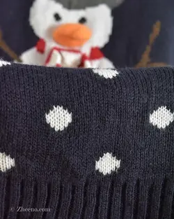 بافت کریسمسی سرمه ای