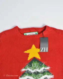 بافت کریسمسی قرمز