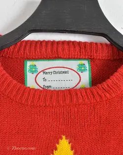 بافت کریسمسی قرمز