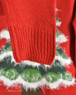 بافت کریسمسی قرمز