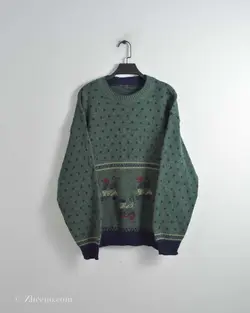 بافت وینتیج سبز