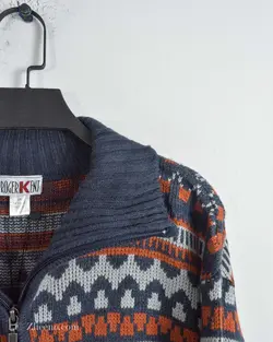 بافت وینتیج نیم زیپ Roger Kent