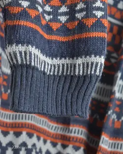 بافت وینتیج نیم زیپ Roger Kent