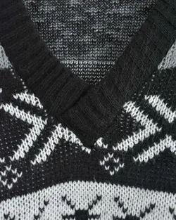 بافت وینتیج چند رنگ سفید مشکی طوسی