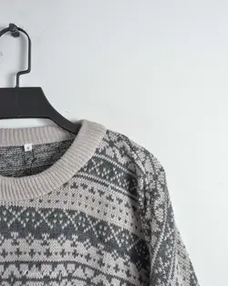 بافت وینتیج موشی طوسی