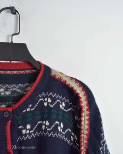 بافت وینتیج دکمه دار