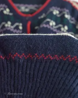 بافت وینتیج دکمه دار