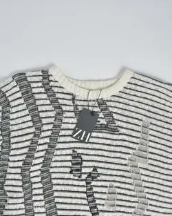 بافت وینتیج سفید مشکی