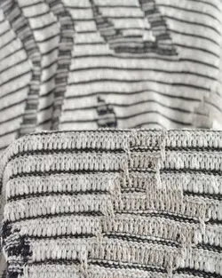 بافت وینتیج سفید مشکی