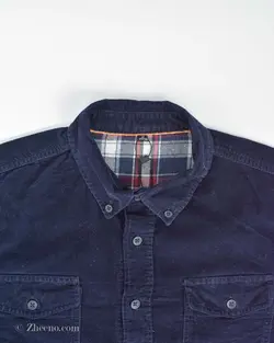 پیراهن کبریتی سرمه ای