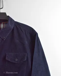 پیراهن کبریتی سرمه ای