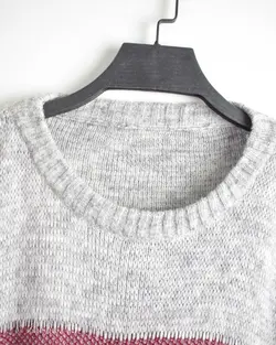 بافت وینتیج طوسی زرشکی