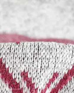 بافت وینتیج طوسی زرشکی