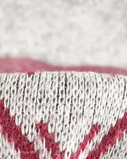 بافت وینتیج طوسی زرشکی