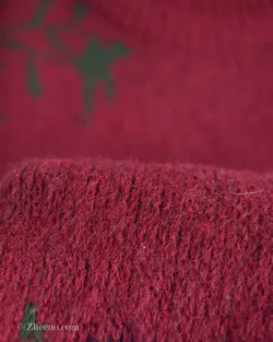 بافت وینتیج زرشکی یشمی