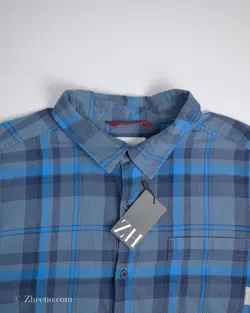 پیراهن پشمی آبی طوسی Columbia