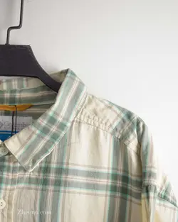 پیراهن پشمی شیری سبز Columbia