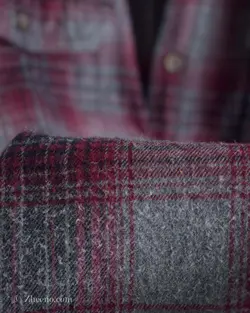 پیراهن پشمی زرشکی طوسی George