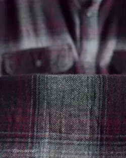 پیراهن پشمی زرشکی طوسی George