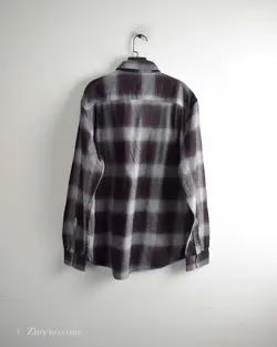 پیراهن پشمی زرشکی طوسی George