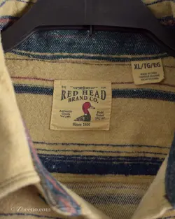 پیراهن پشمی چندرنگ Red Head