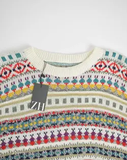 بافت وینتیج چند رنگ