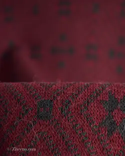 بافت وینتیج زرشکی مشکی