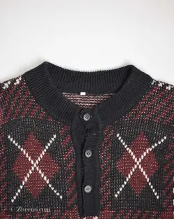 بافت وینتیج دکمه دار