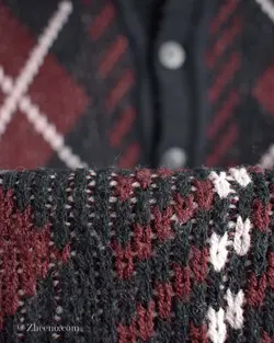 بافت وینتیج دکمه دار