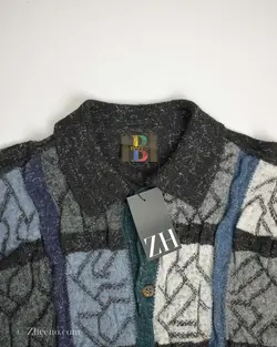 بافت وینتیج دکمه دار