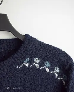 بافت وینتیج سرمه ای