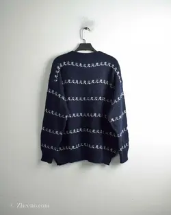 بافت وینتیج سرمه ای