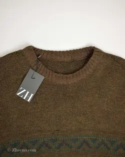 بافت وینتیج قهوه ای