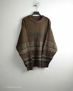 بافت وینتیج قهوه ای