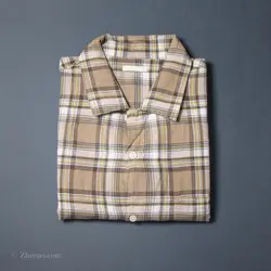 پیراهن کنف آستین کوتاه  Gu