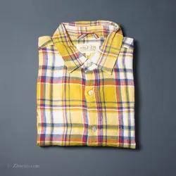 پیراهن کنف آستین کوتاه  Field eye