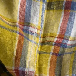 پیراهن کنف آستین کوتاه  Field eye