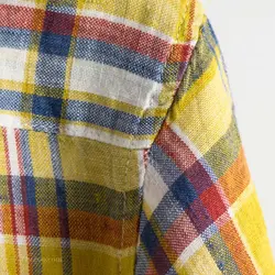 پیراهن کنف آستین کوتاه  Field eye