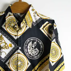 پیراهن طرحدار مشکی