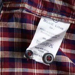 پیراهن نخی Blue link