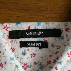پیراهن کنف آستین کوتاه  George