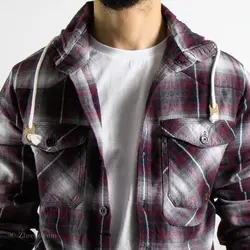 پیراهن پشمی کلاه دار Voi jeans co