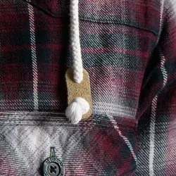 پیراهن پشمی کلاه دار Voi jeans co