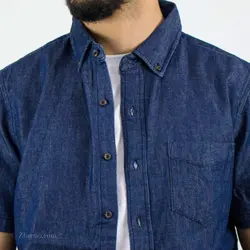 پیراهن جین آستین کوتاه Browny vintage