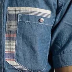 پیراهن جین آستین کوتاه Here's