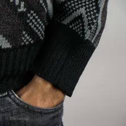 بافت طرحدار یقه هفت