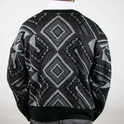 بافت طرحدار یقه هفت