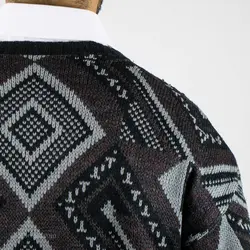 بافت طرحدار یقه هفت