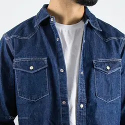 پیراهن جین آبی تیره