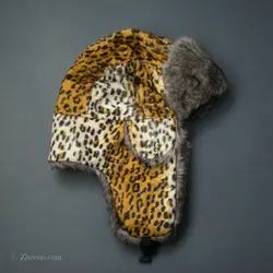 کلاه پلنگی خزدار